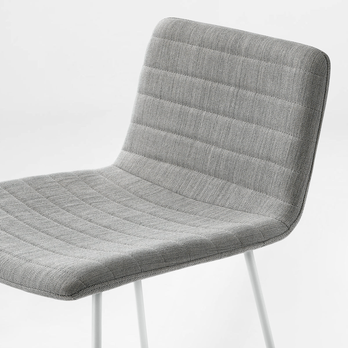 Eureka Ergonomic Topki stool gray upholstered seat and backrest