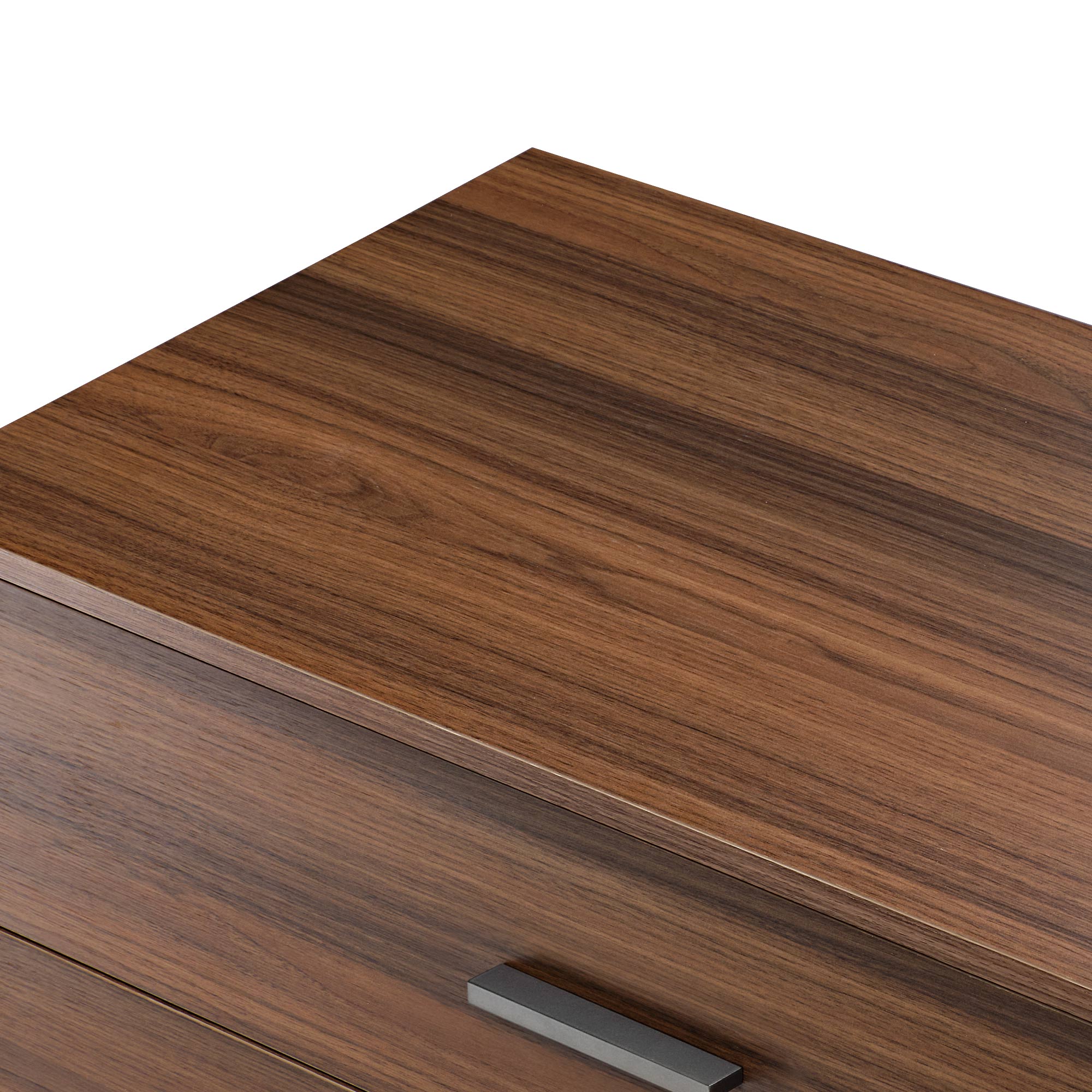 42" Chest 5-Drawers Dresser Accent Cabinet Walnut