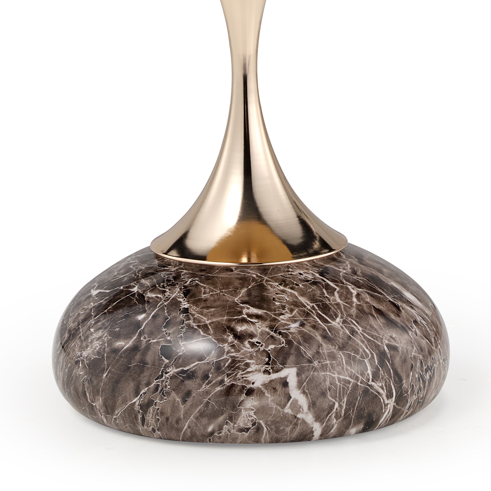 15" Round Metal Top Side Table
