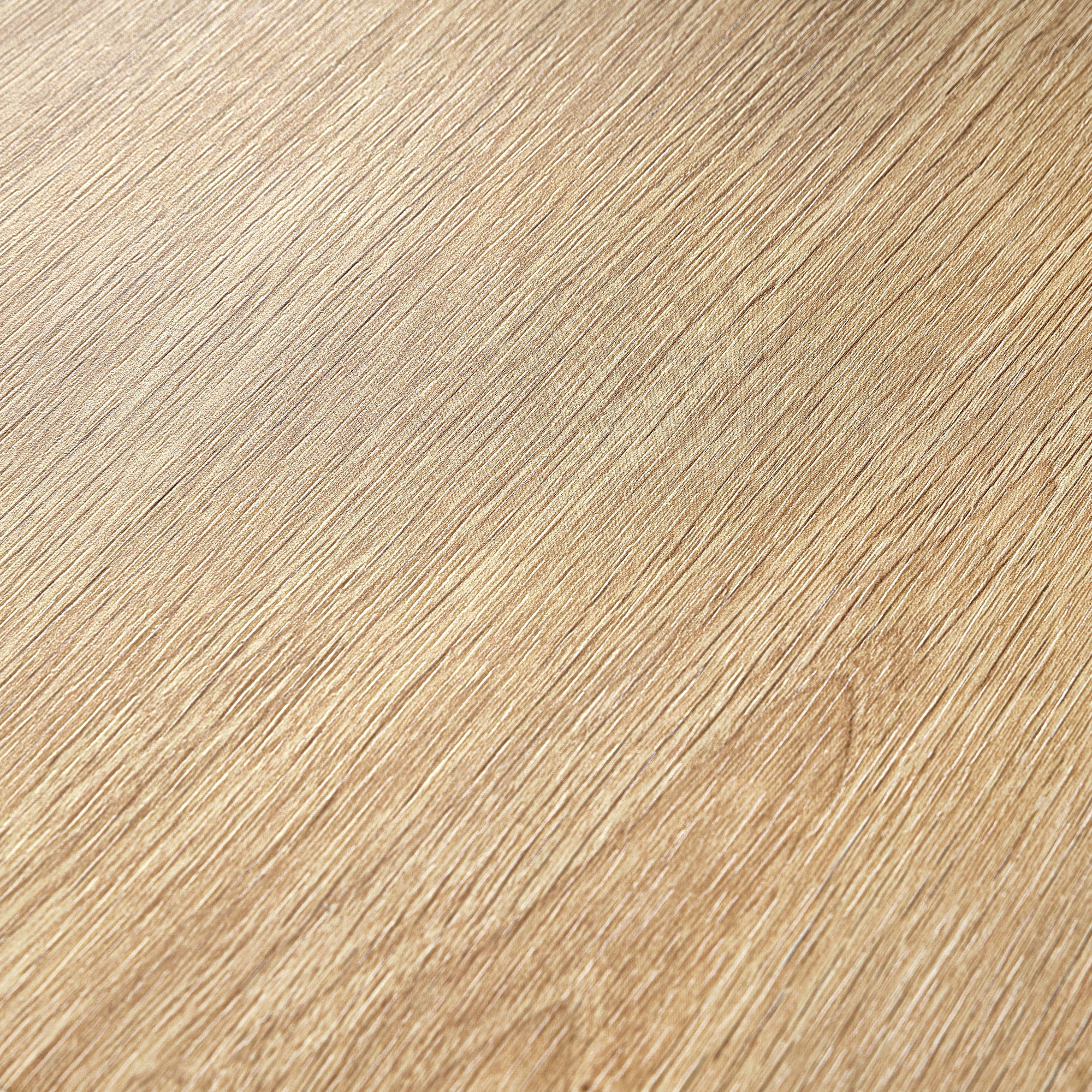 Ark Lite Standing Desk Light Woodgrain Finish Detail, Durable and Moisture-Resistant Surface.
