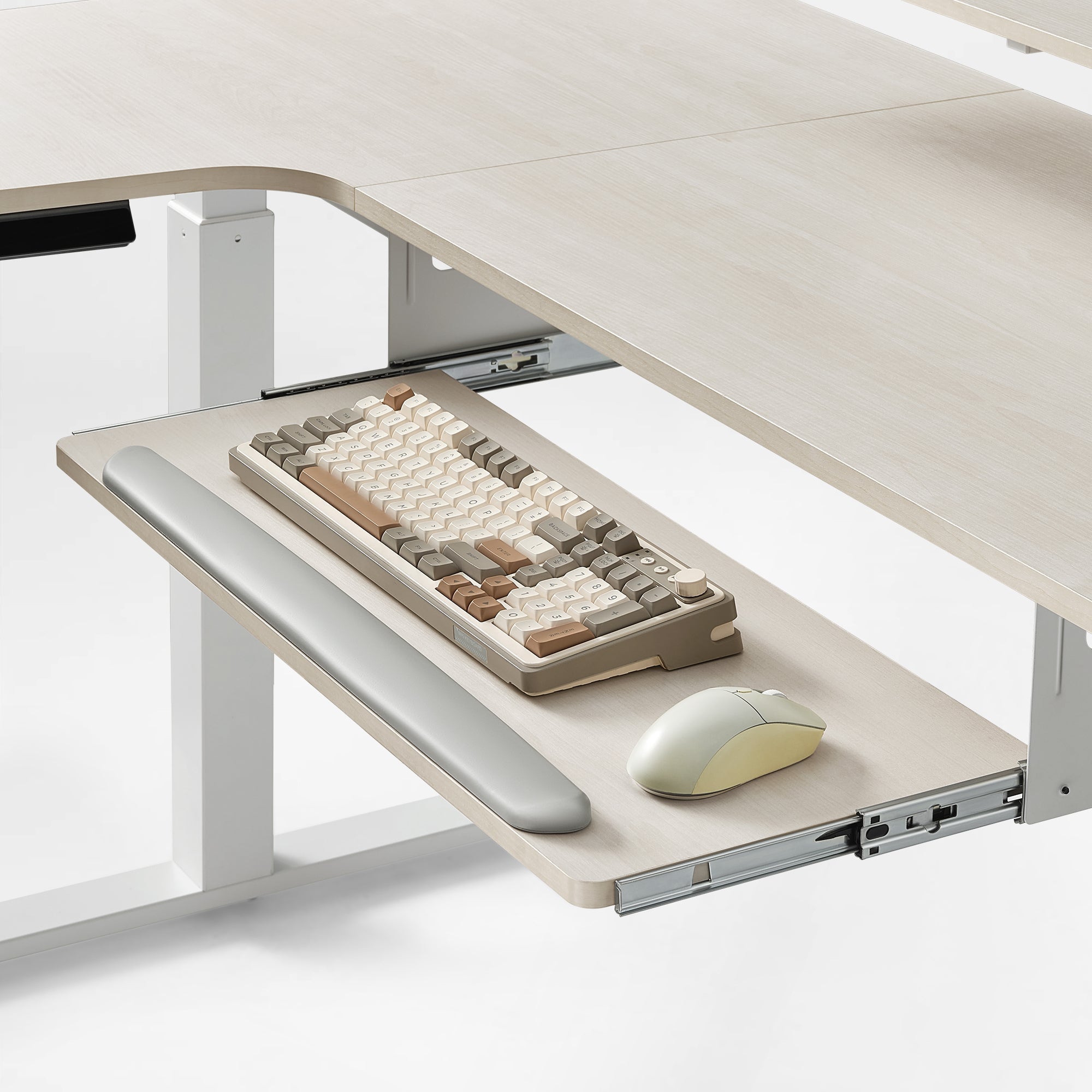 L-Shaped Standing Desk with Accessories Set (60"x23")
