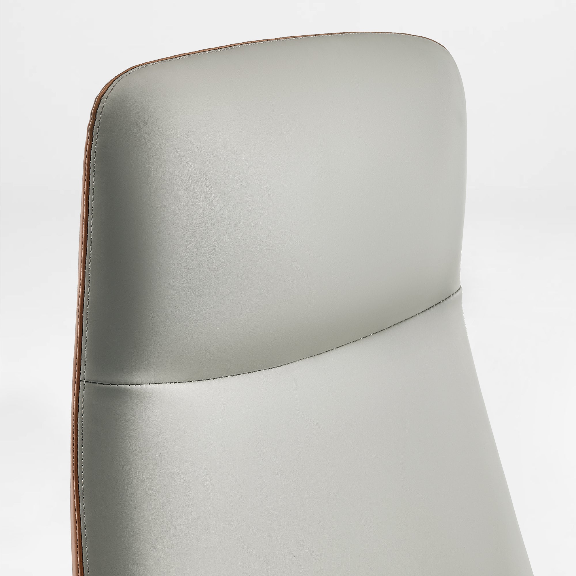 Eureka Ergonomic Cruz Faux Leather Executive Office Chair with supporting headrest