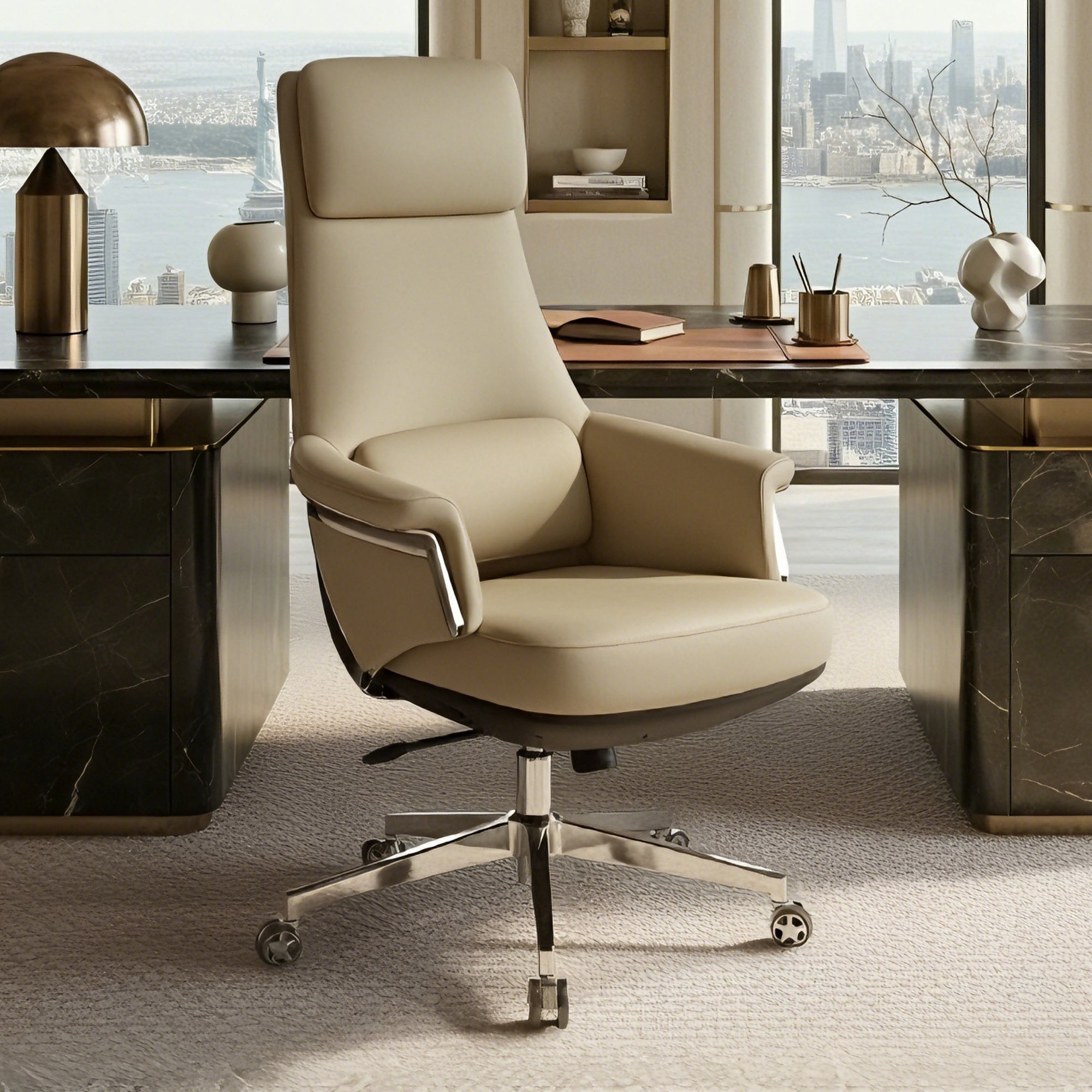 Royal Renee, Microfiber Leather Executive Office Chair