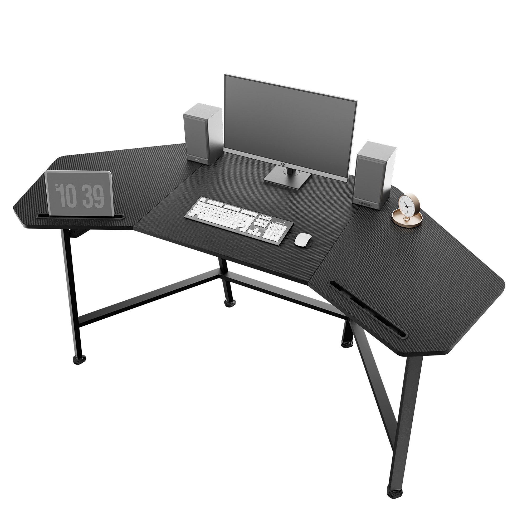 Aero Wing Shaped Studio Desk  (63" & 72'')