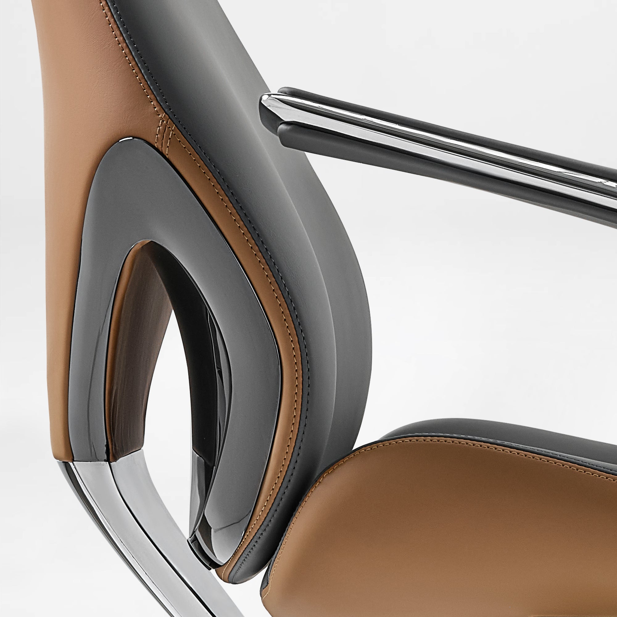 Serene Aaron, Genuine Leather Executive Office Chair