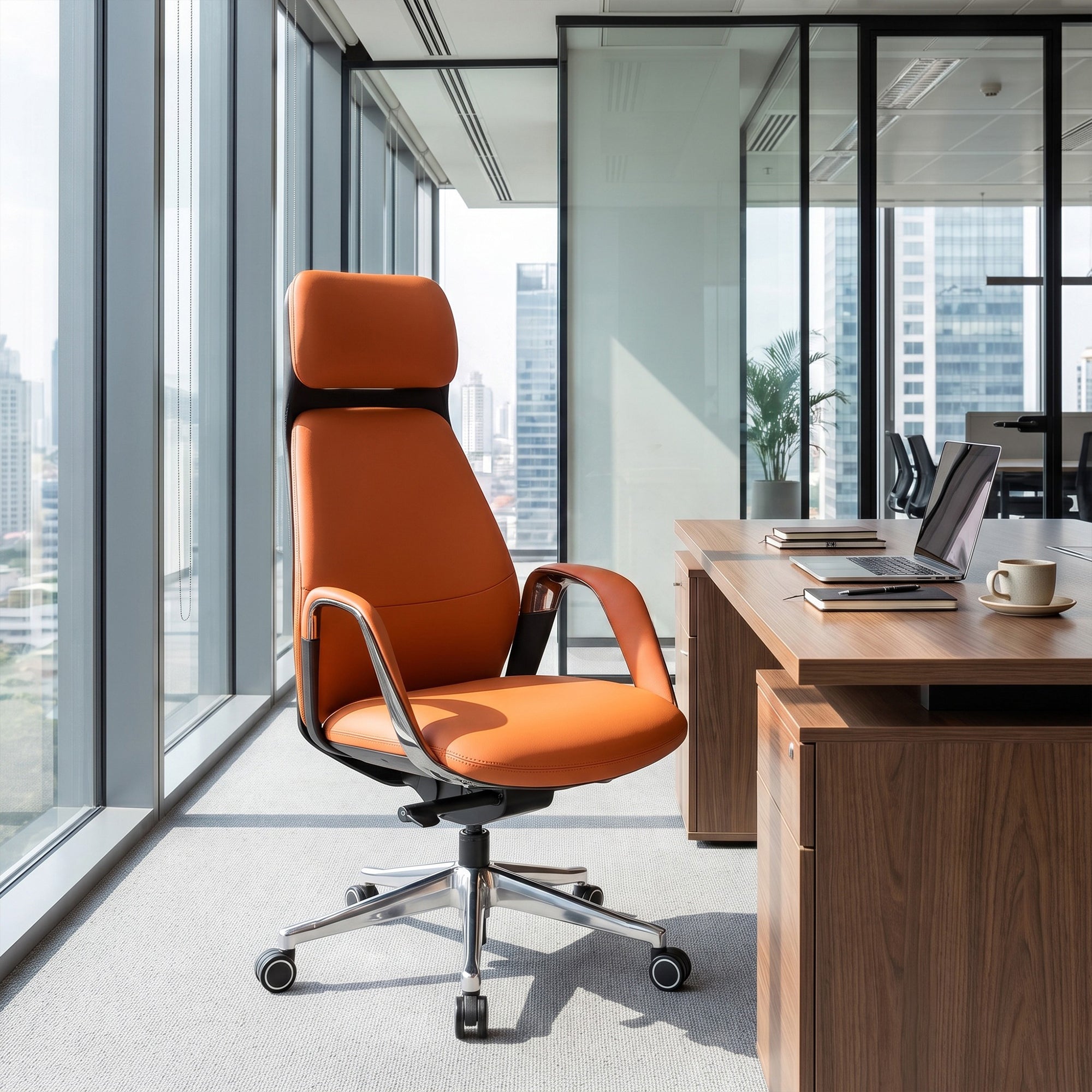 Serene, Napa Leather Executive Office Chair