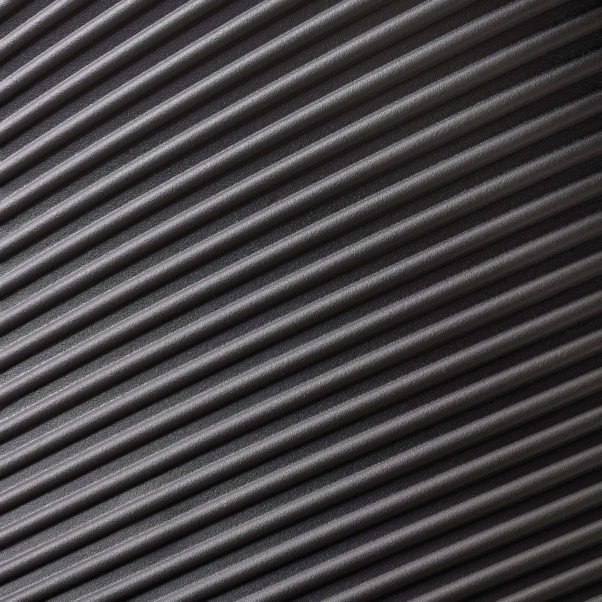 Eureka Ergonomic Dark gray microfiber leather executive chair seat back close-up showing ribbed texture detail.