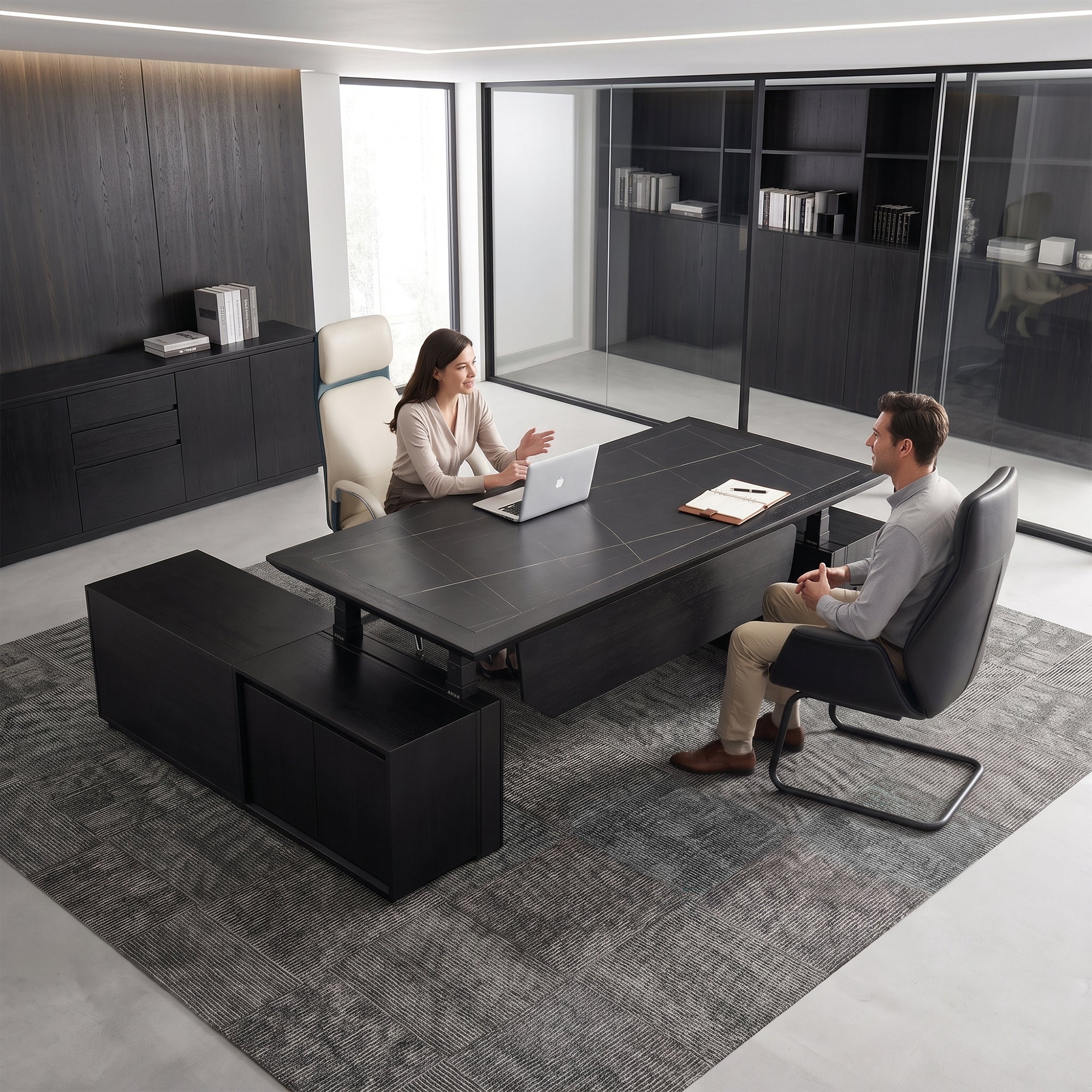 [Coming Soon] Zen Classic Executive Standing Desk (86"x39")