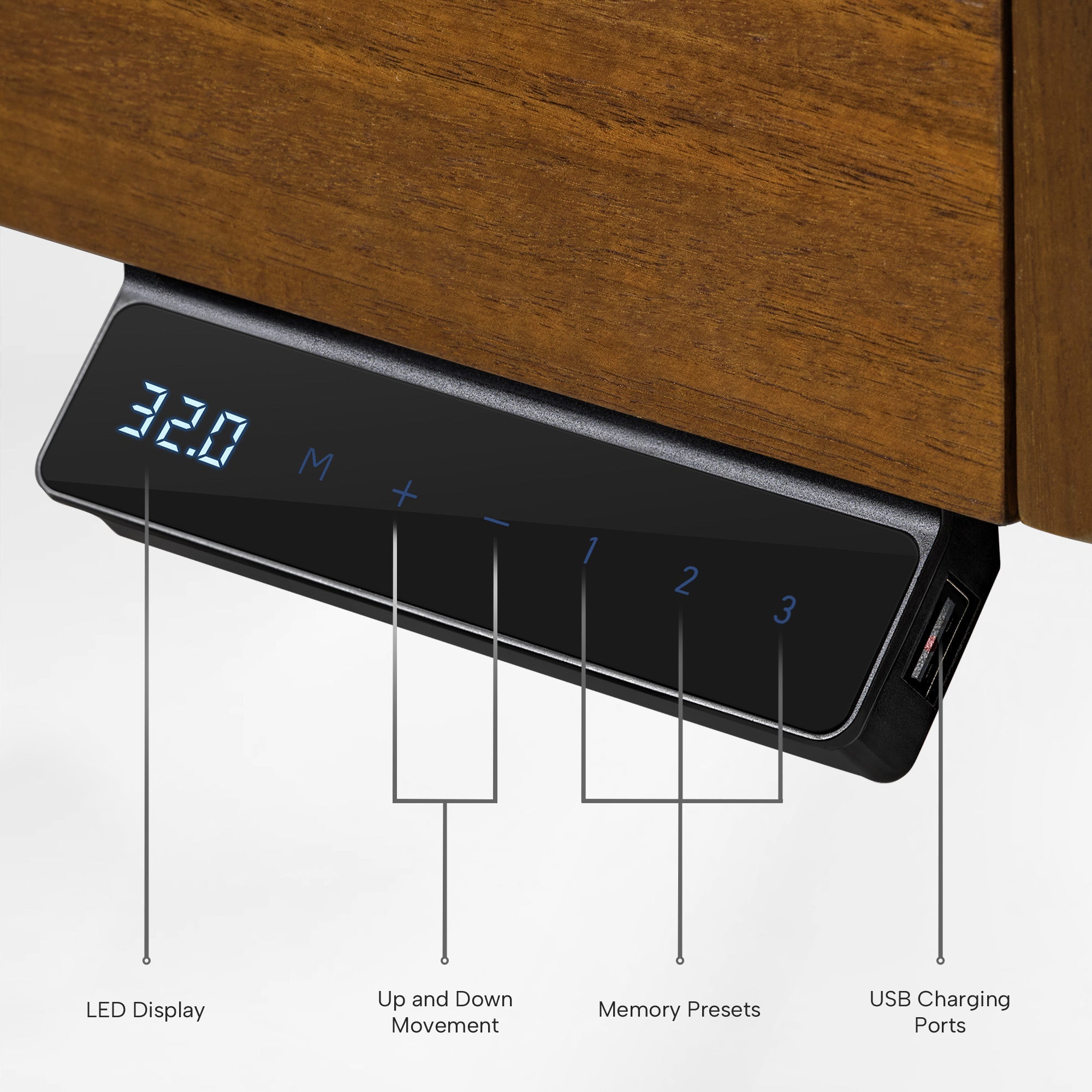 Ark Pro L-Shaped Standing Desk (63"x23")