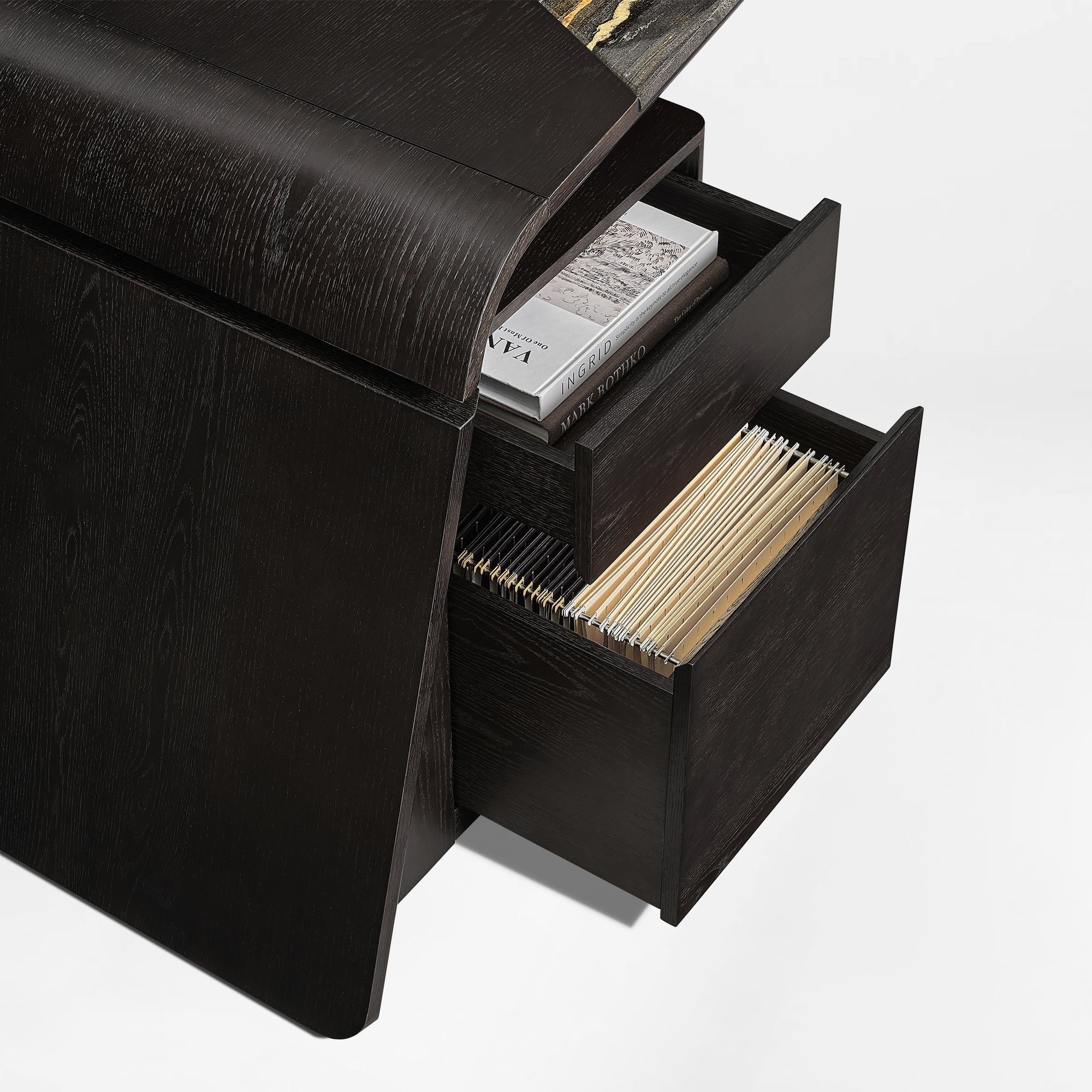 ureka Ergonomic Magma Pro Executive Standing Desk With Storage Drawer.