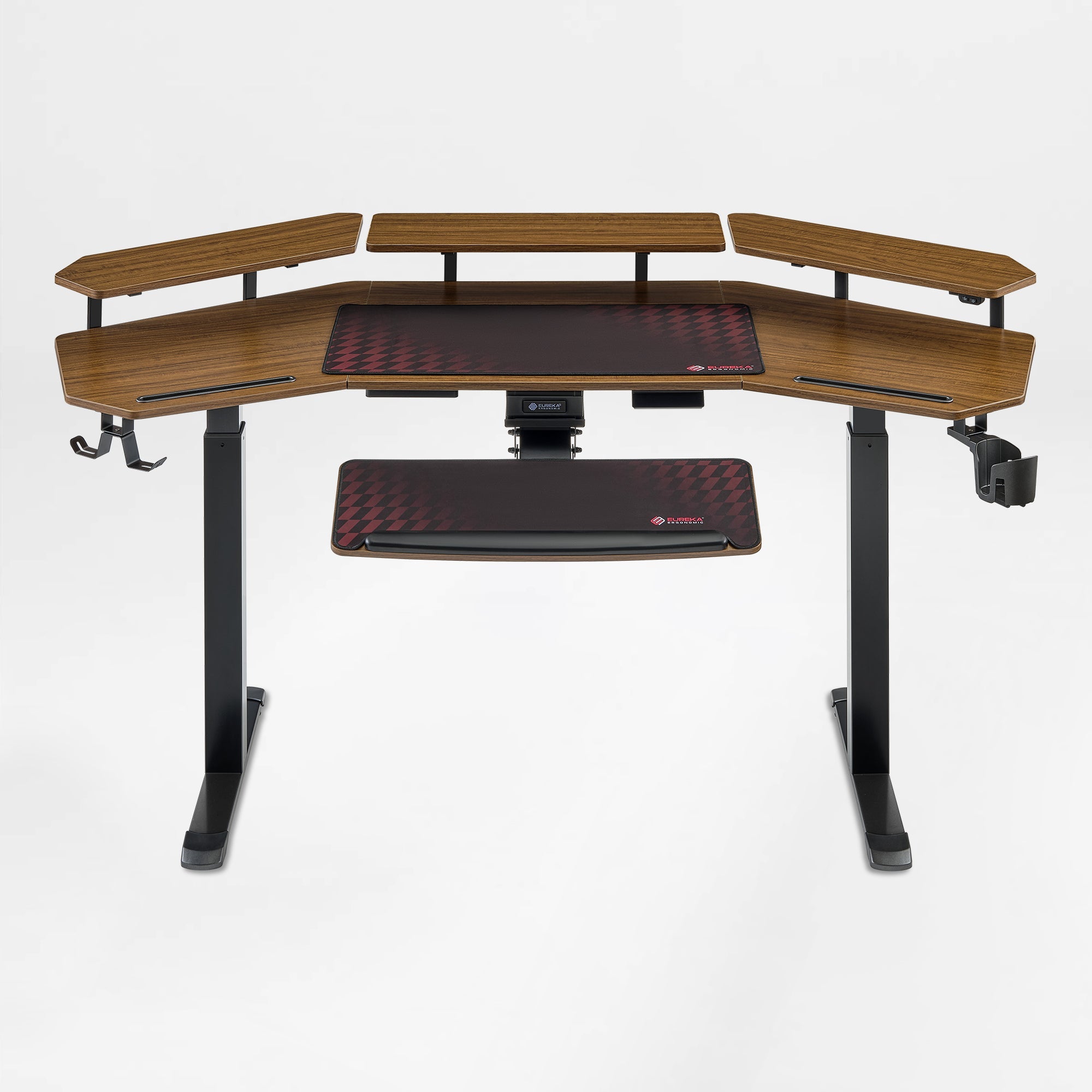 Eureka Ergonomic Aero Pro Wing-Shaped Desk product showcase side angle