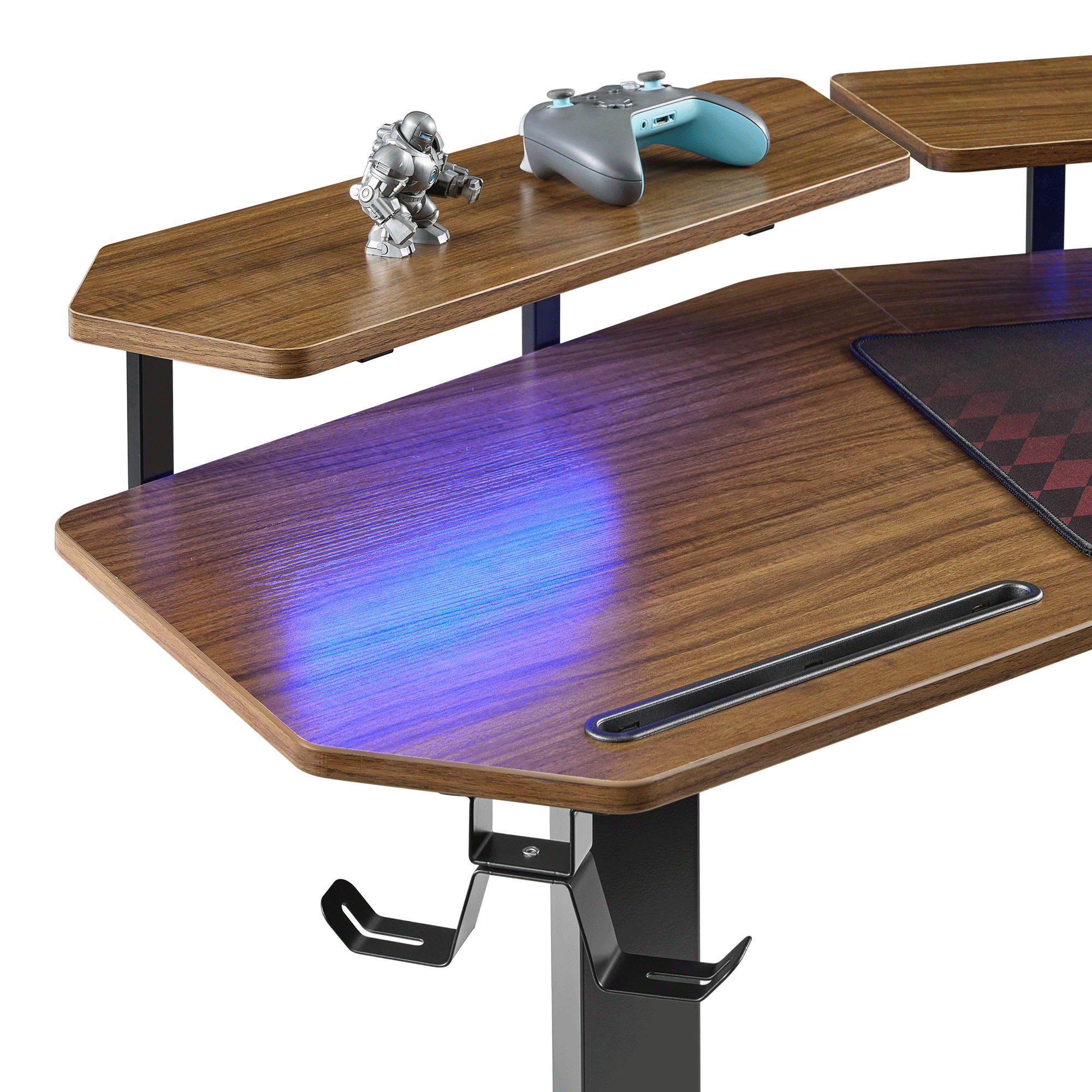 Eureka Ergonomic Aero Pro Standing Desk With Rgb Lighting, Single Color and 6-Color Modes.