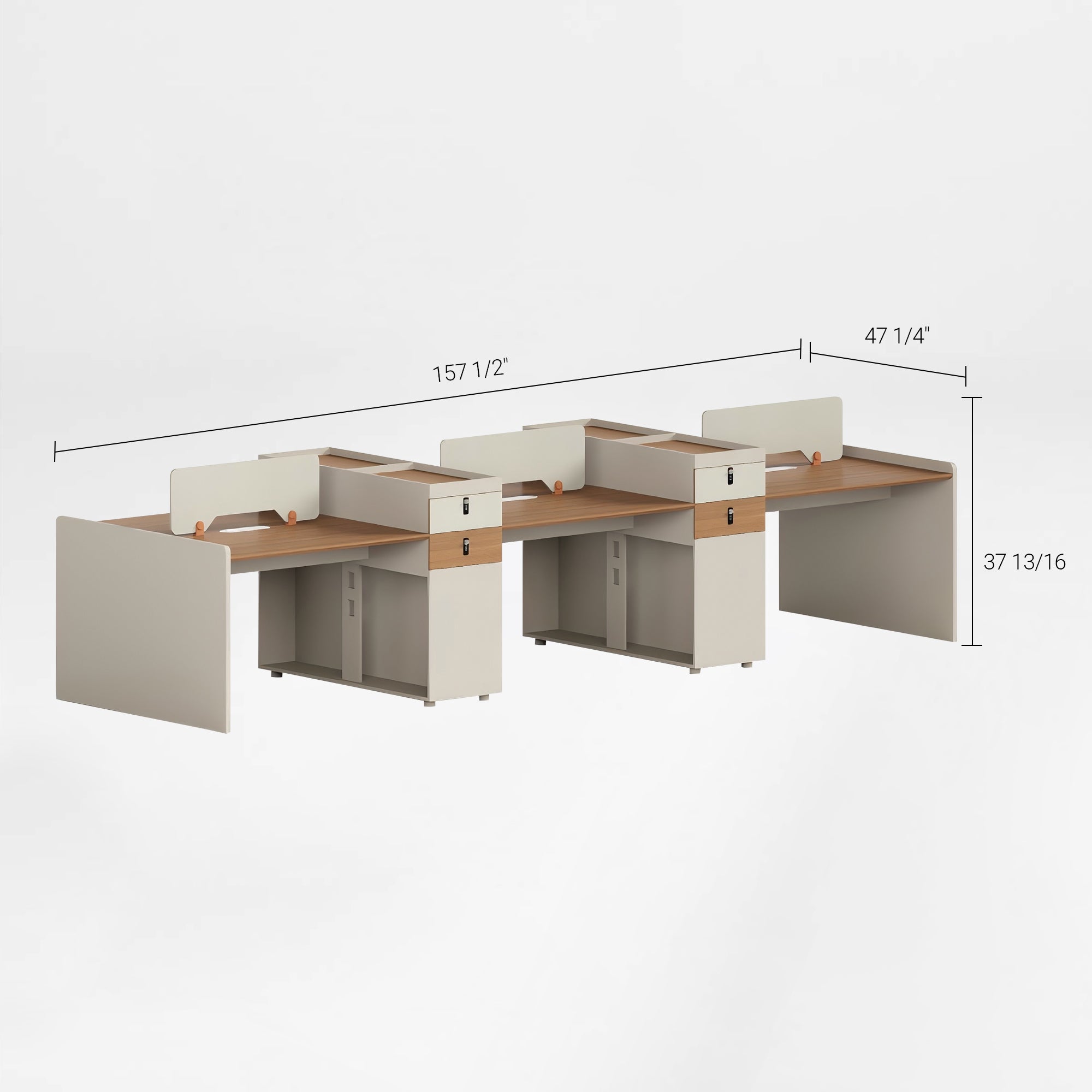 Coworking Partition Workstation