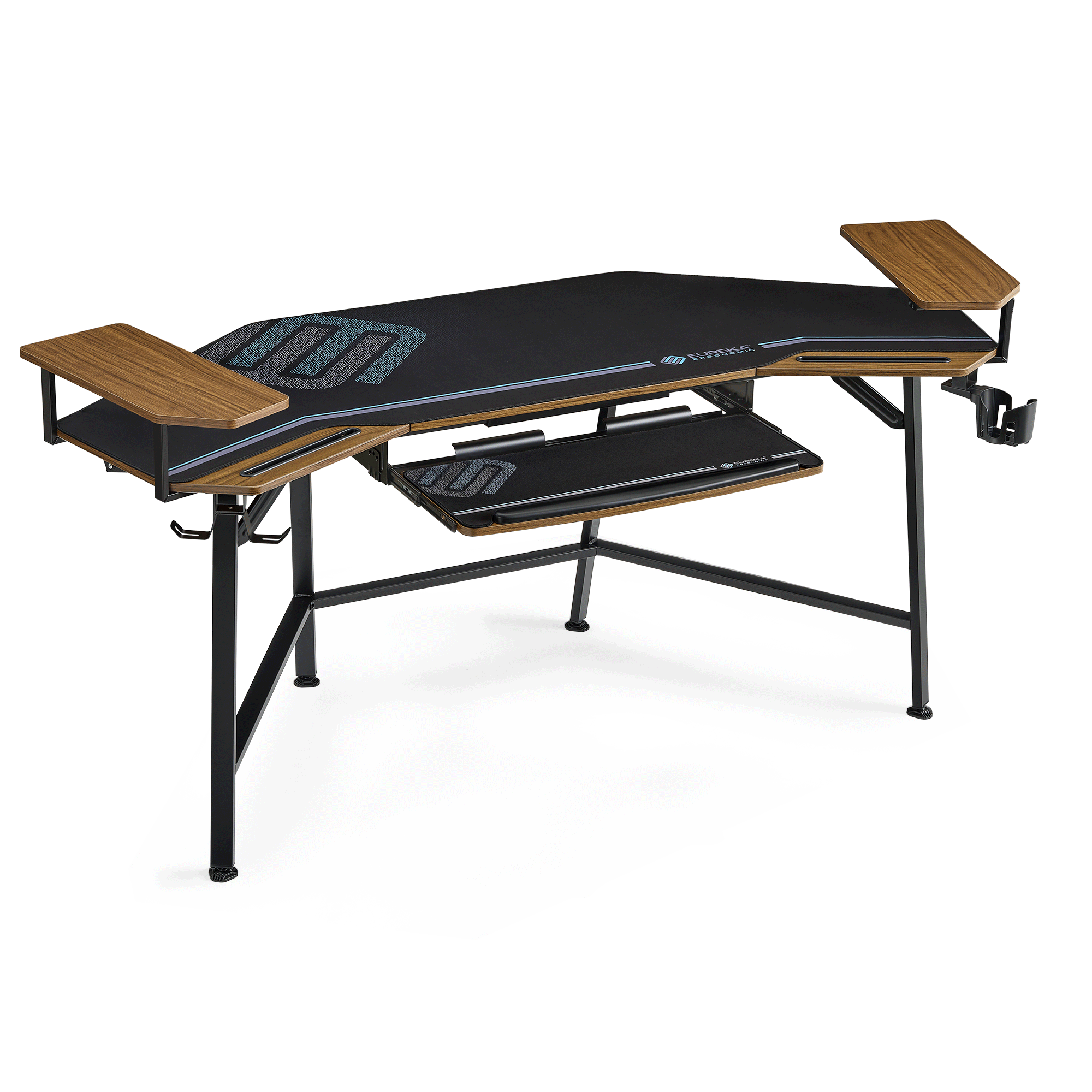 Aero Wing Shaped Studio Desk  (63" & 72'')