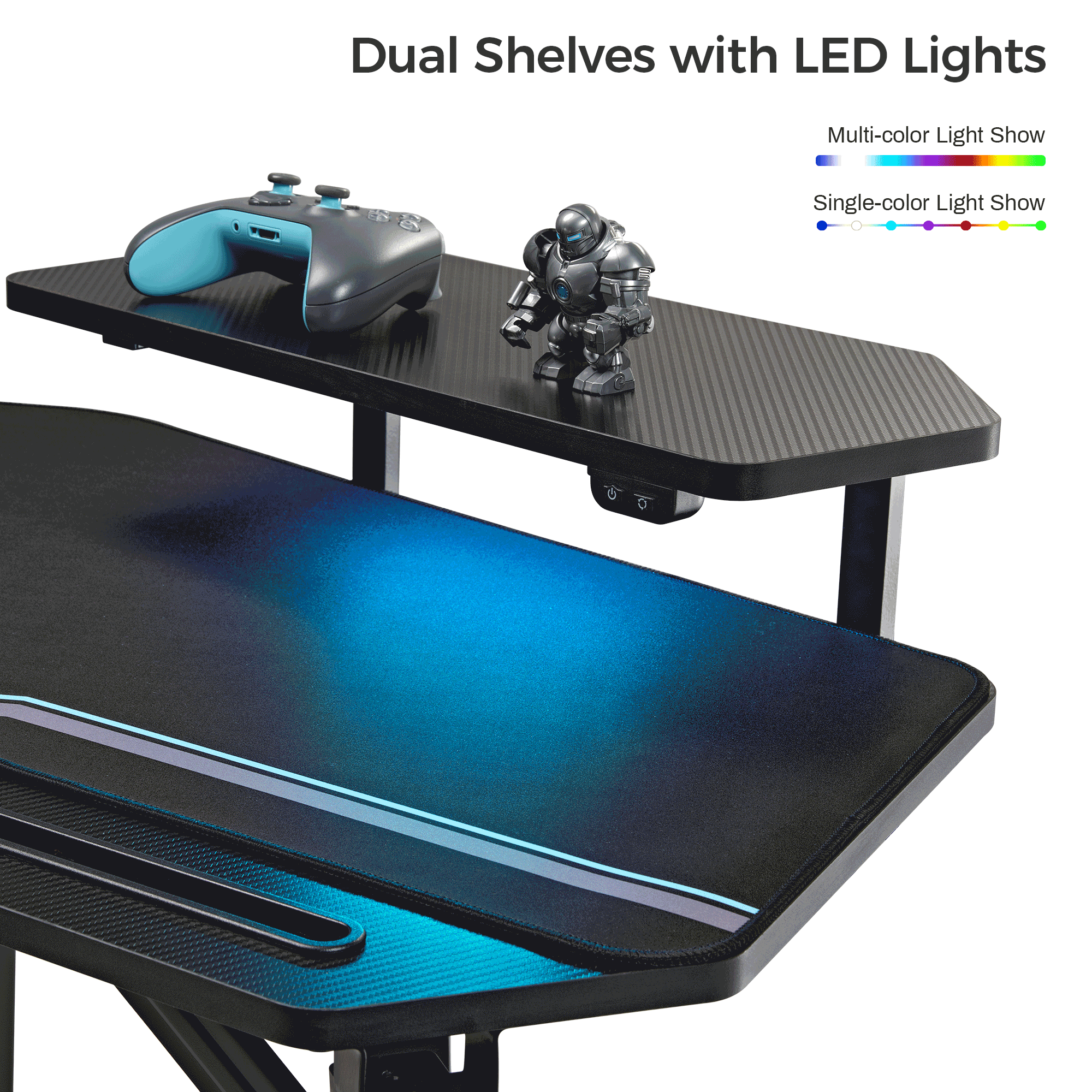Aero Wing Shaped Studio Desk  (63" & 72'')