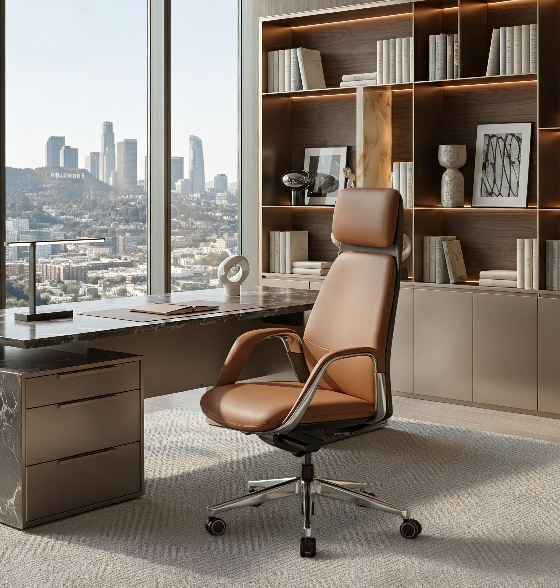 Serene, Napa Leather Executive Office Chair