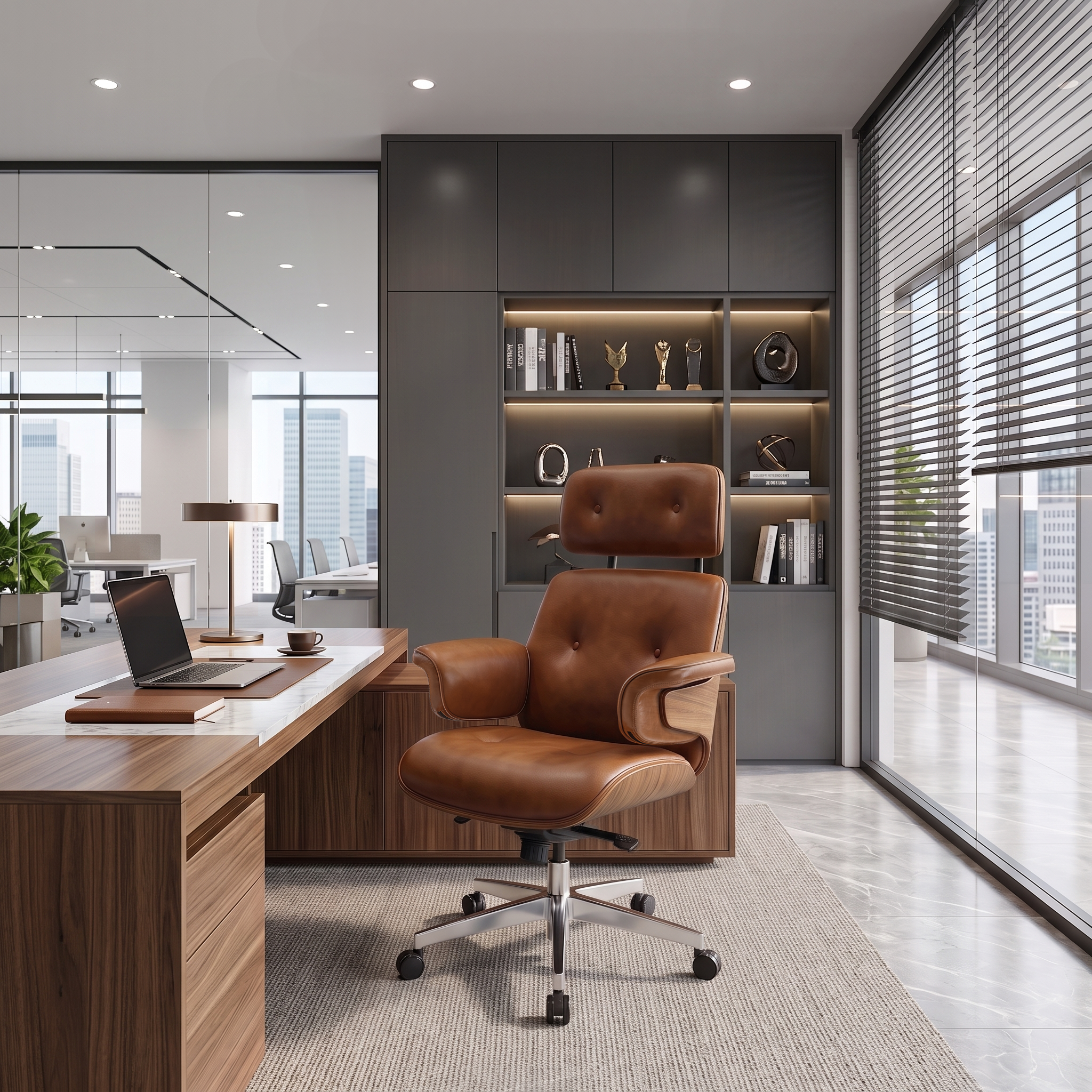 Mathias, Napa Leather Executive Office Chair