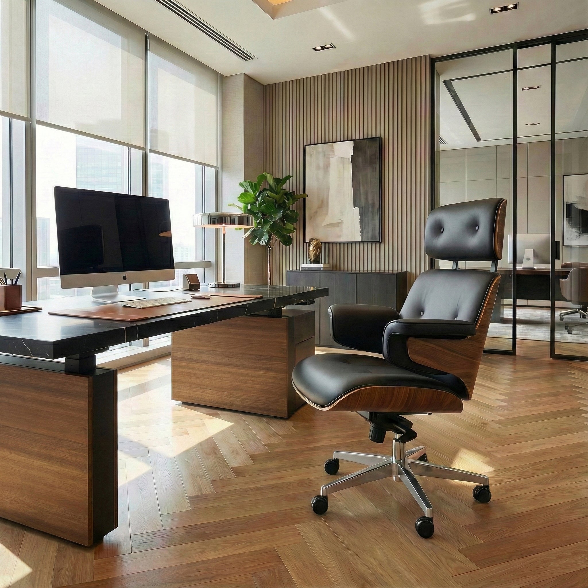 Mathias, Napa Leather Executive Office Chair