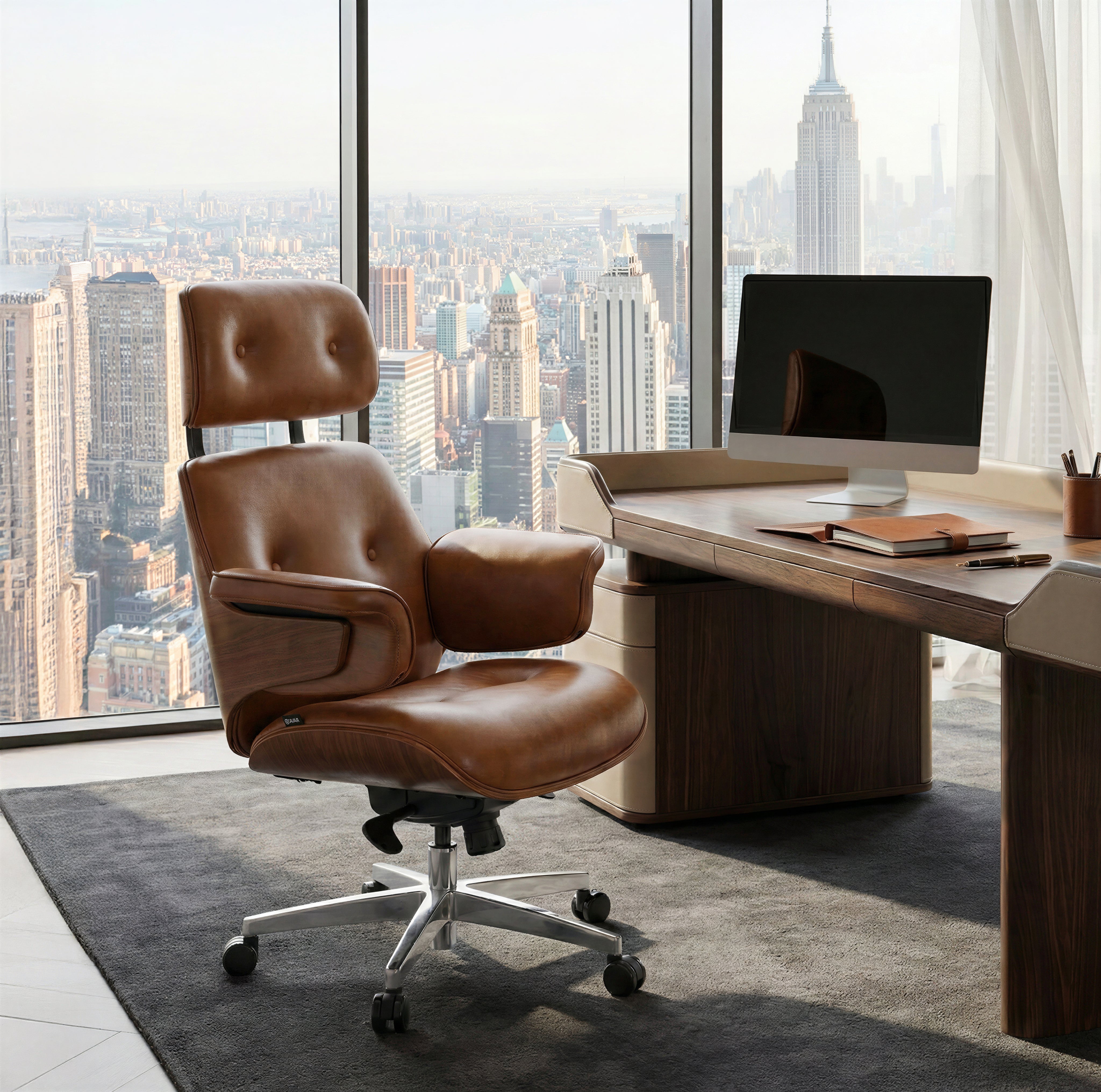 Mathias, Napa Leather Executive Office Chair