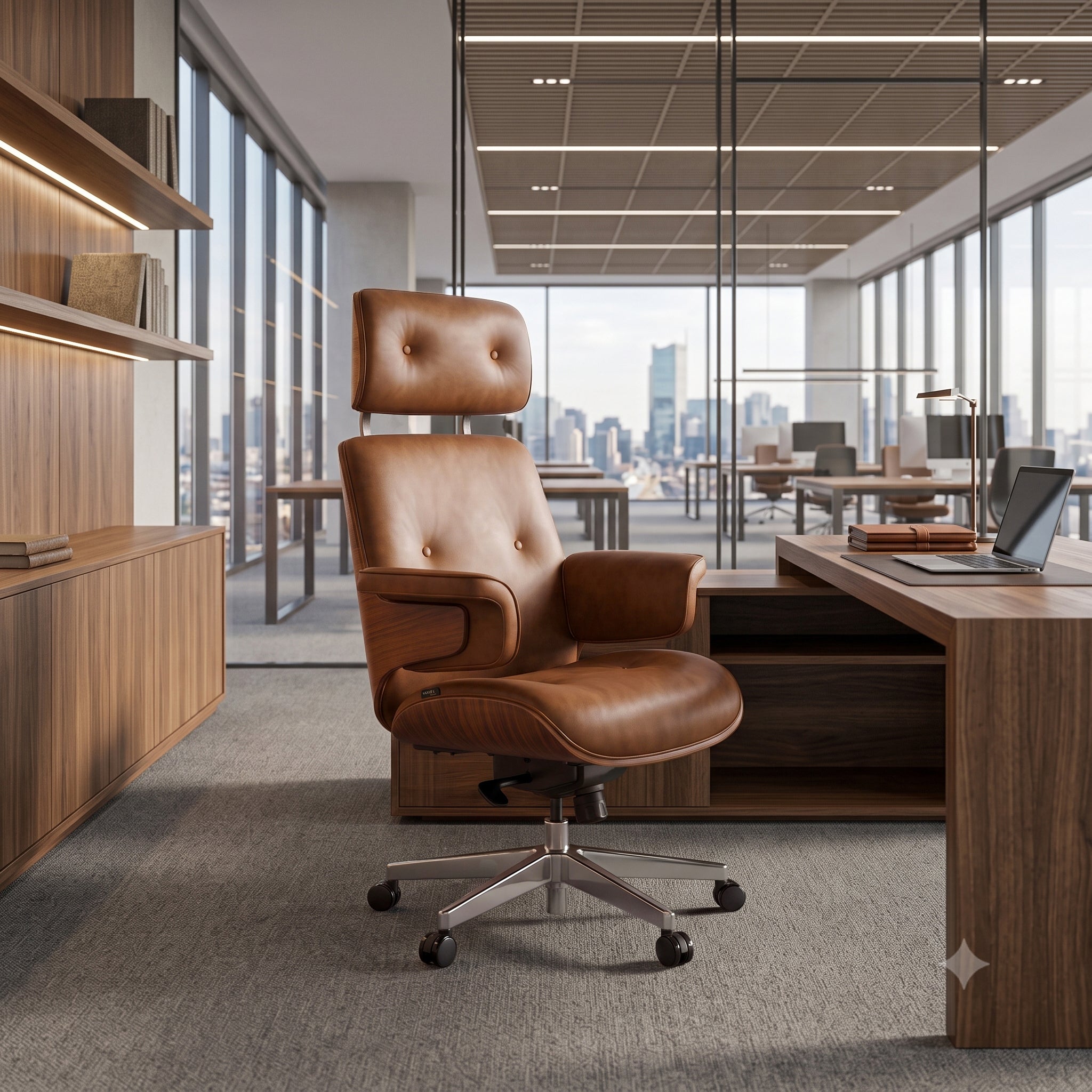 Mathias, Napa Leather Executive Office Chair