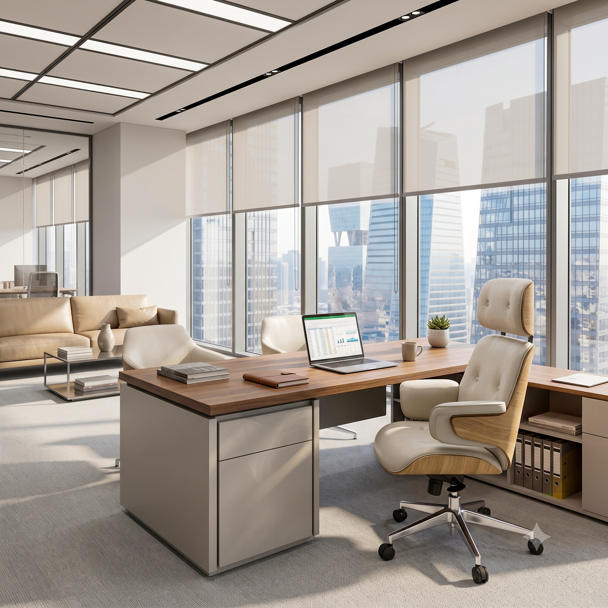 Mathias, Napa Leather Executive Office Chair