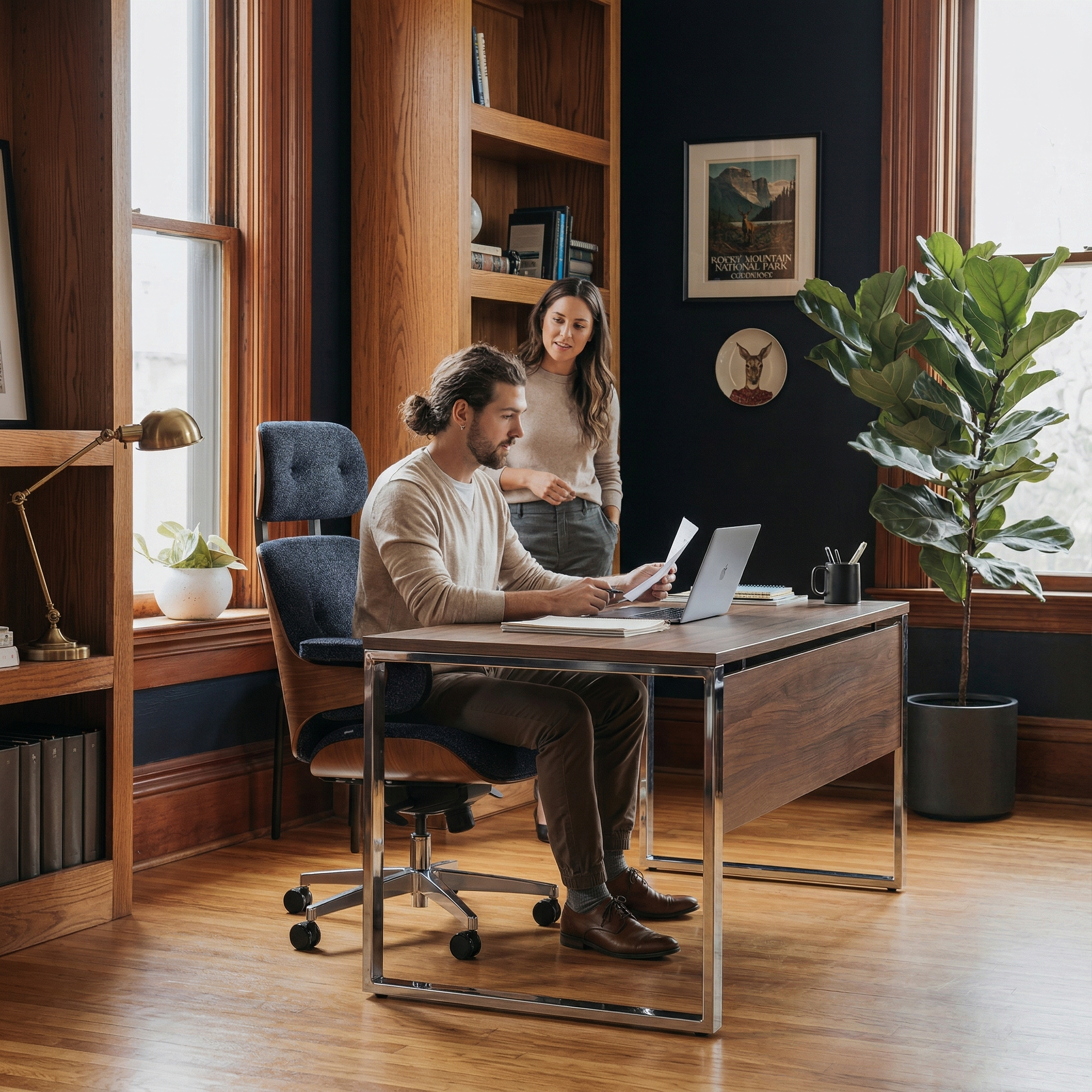 Mathias, Napa Leather Executive Office Chair