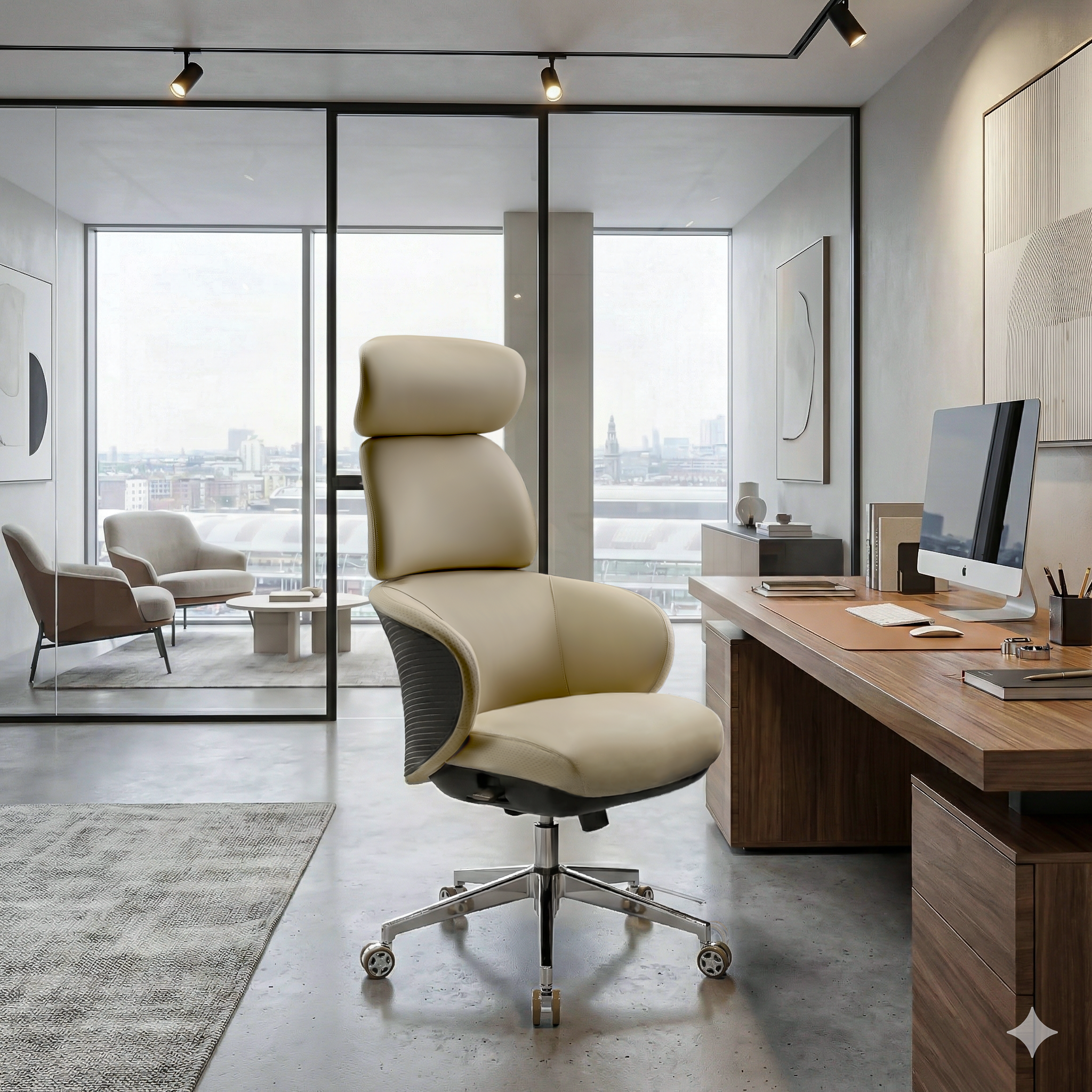 Royal Rowan, Microfiber Leather Executive Office Chair