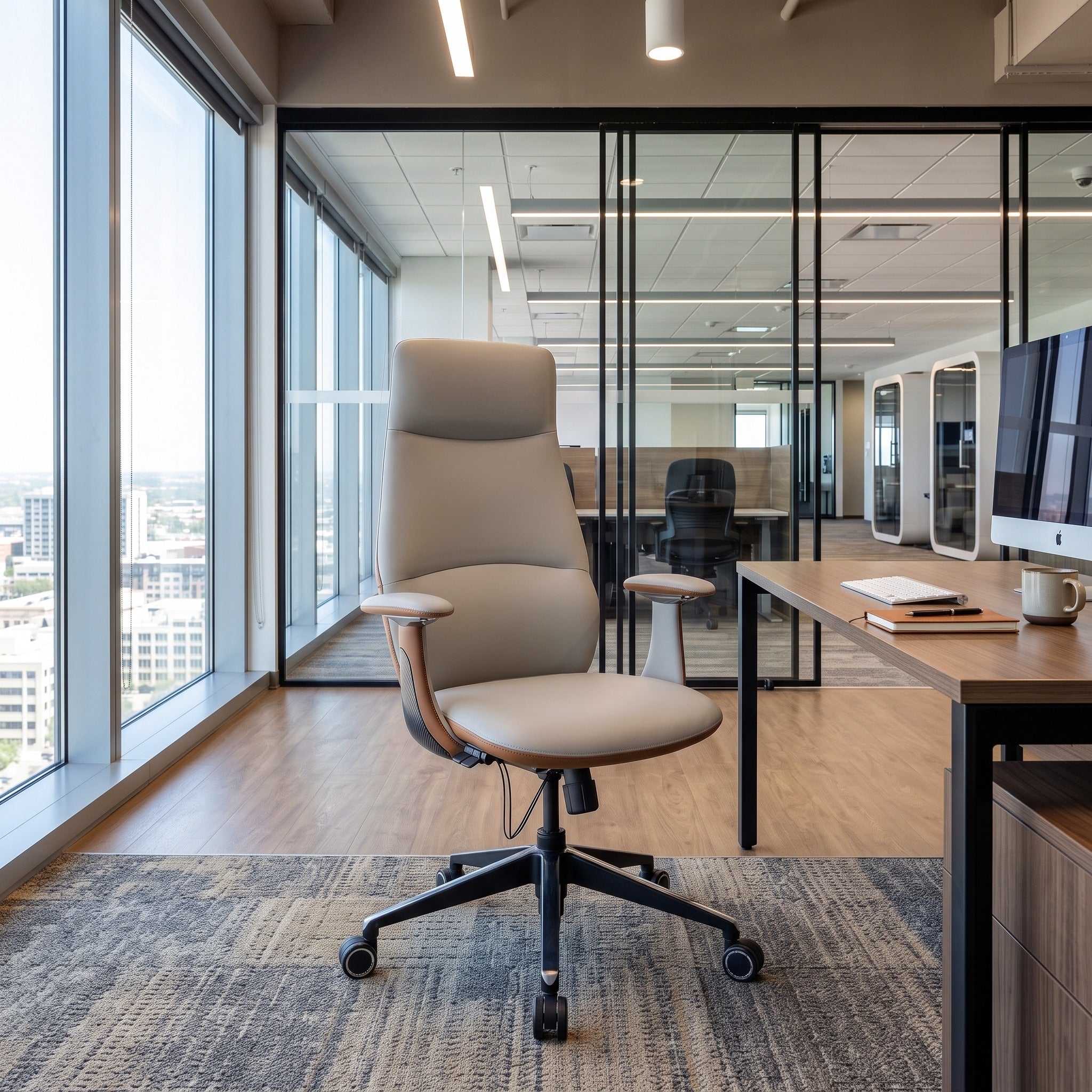 Cruz, Faux Leather Executive Office Chair