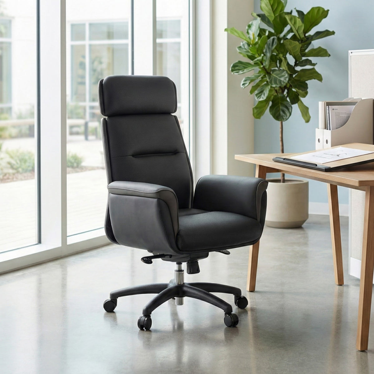 Royal, Microfiber Leather Executive Office Chair