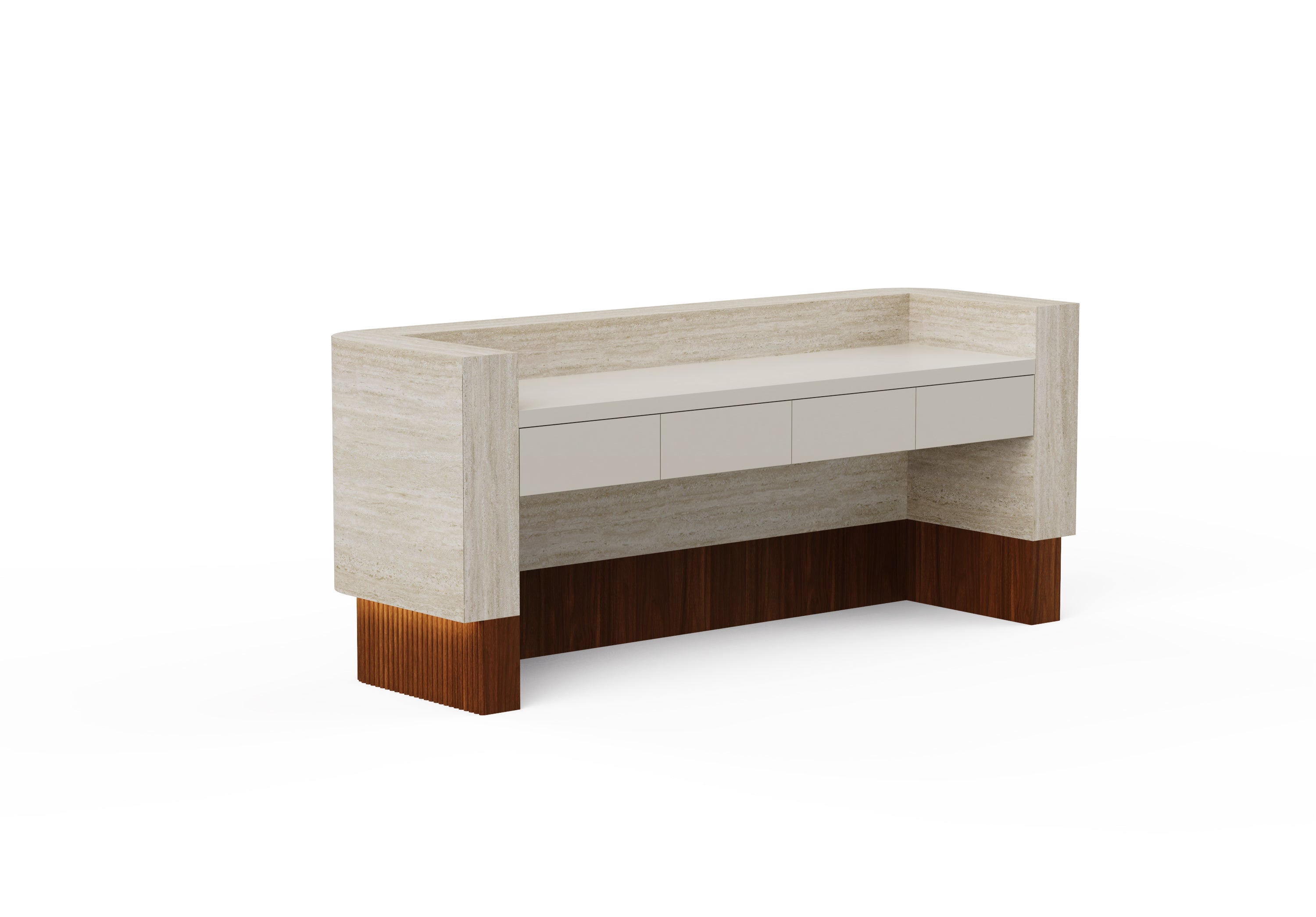 Contemporary Reception Desk (59"/71" W)