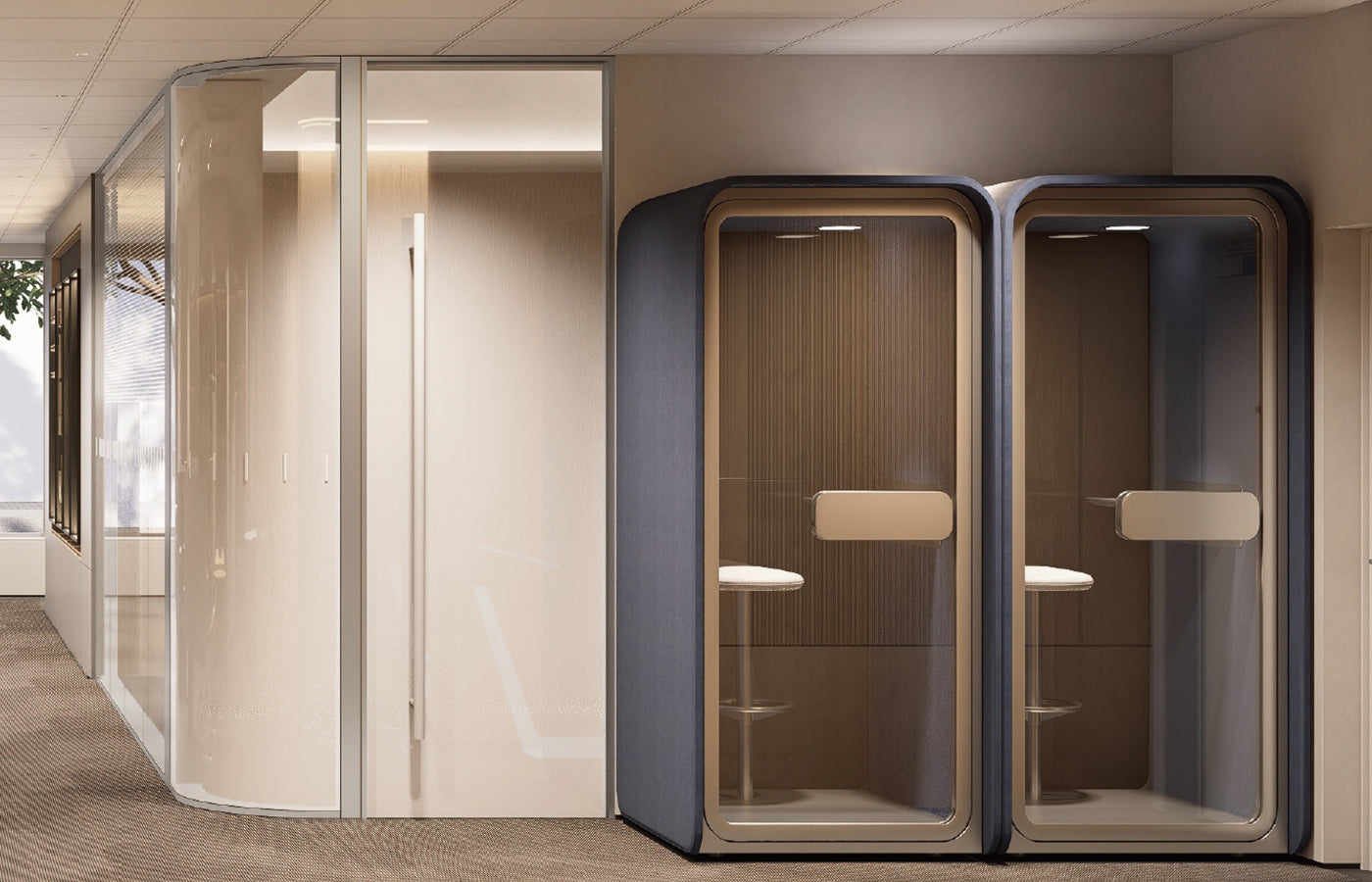 <strong>Break Room & Phone Booth</strong>