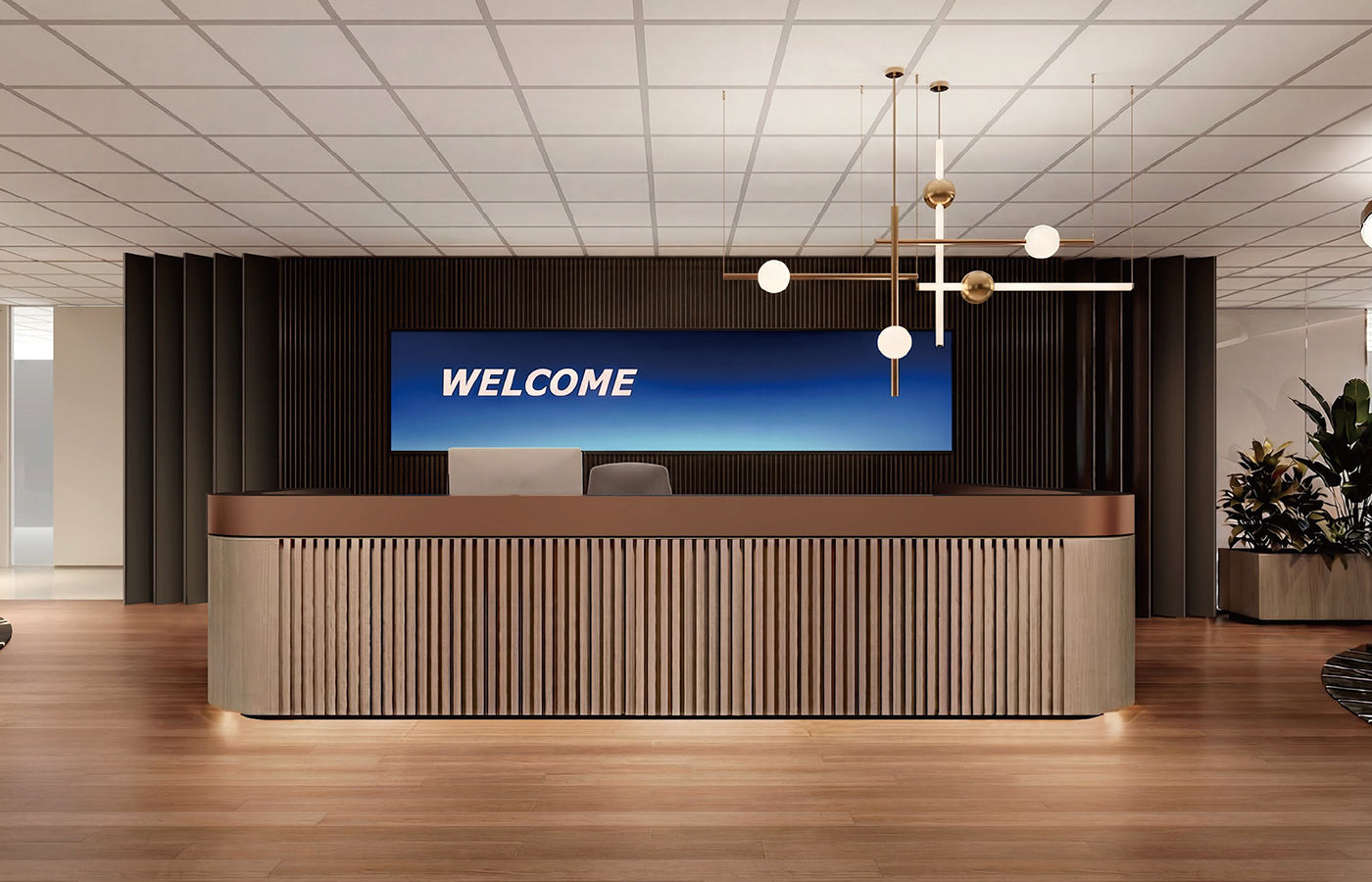 <strong>Elevator Lobby & Reception</strong>